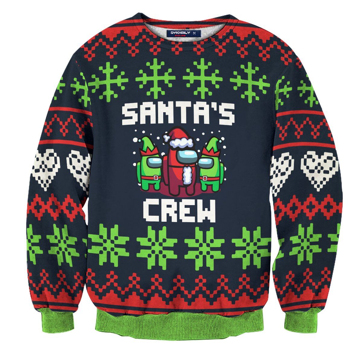 Santa’s Crew Unisex Wool Sweater