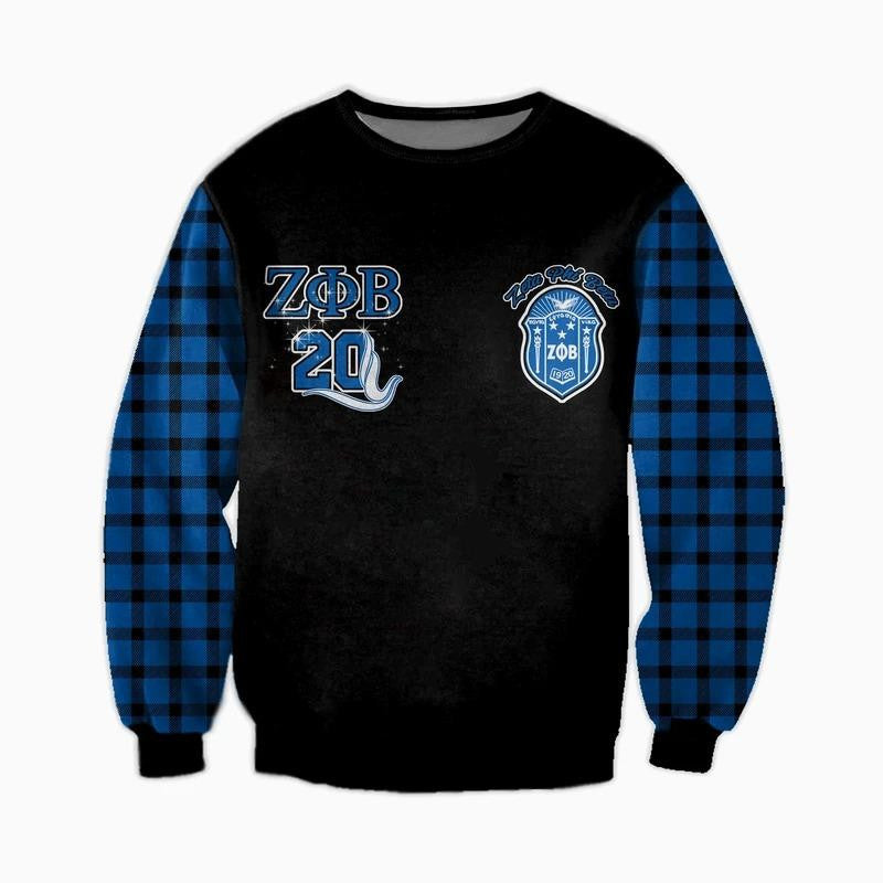 Sorority Sweatshirt – Zeta Phi Beta Shining Girl Crewneck Sweatshirt