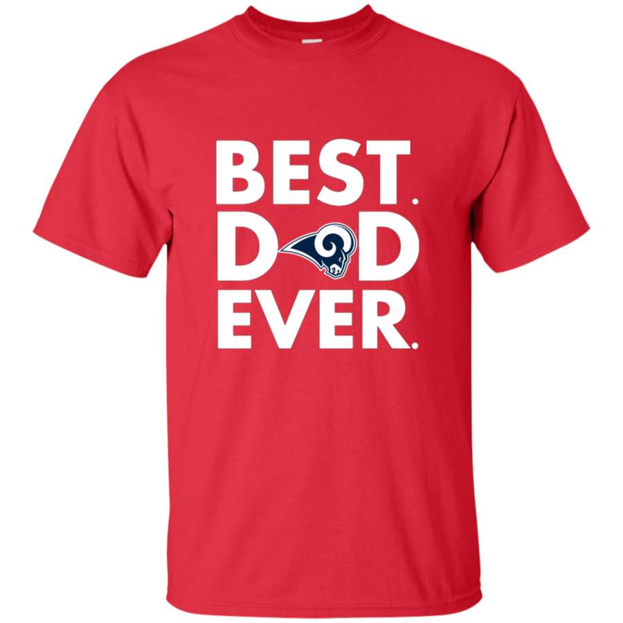 AGR High quality Father’s Day Los Angeles Rams Best Dad Ever Shirt