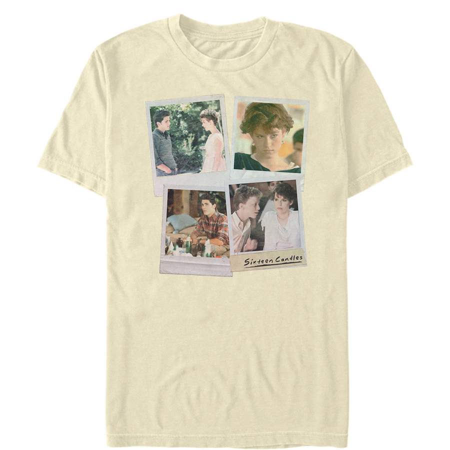 Sixteen Candles Men’s Character Polaroids  T Shirt