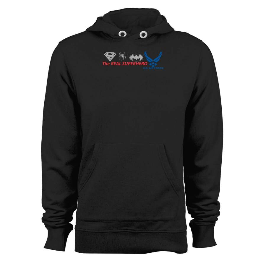 The Real Superheroes Us Air Force Unisex Hoodie