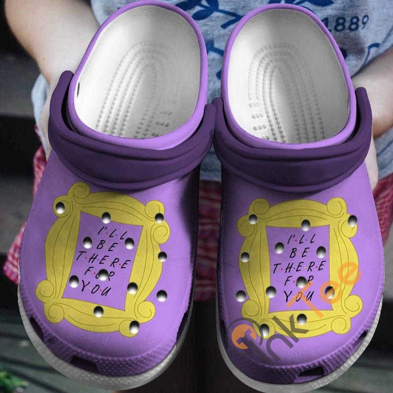Purple I’Ll Be There For You Friends Movie Crocss Crocband Clog Comfortable For Mens Womens Classic Clog Water Shoes For Men Women Kids