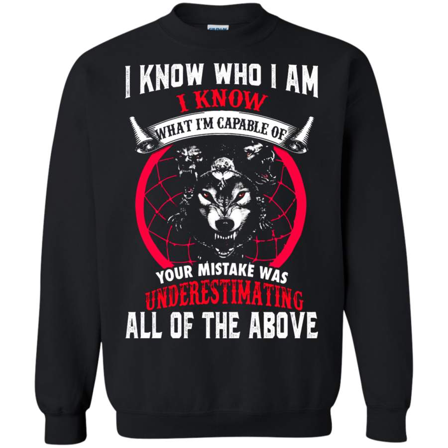 AGR I Know Who I Am I Know What I ‘m Capable Of Sweatshirt