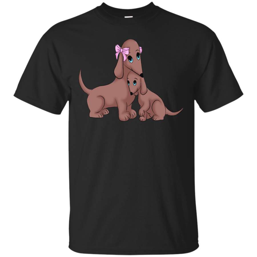 Mother – Mama Dachshund and Puppy mother T Shirt & Hoodie