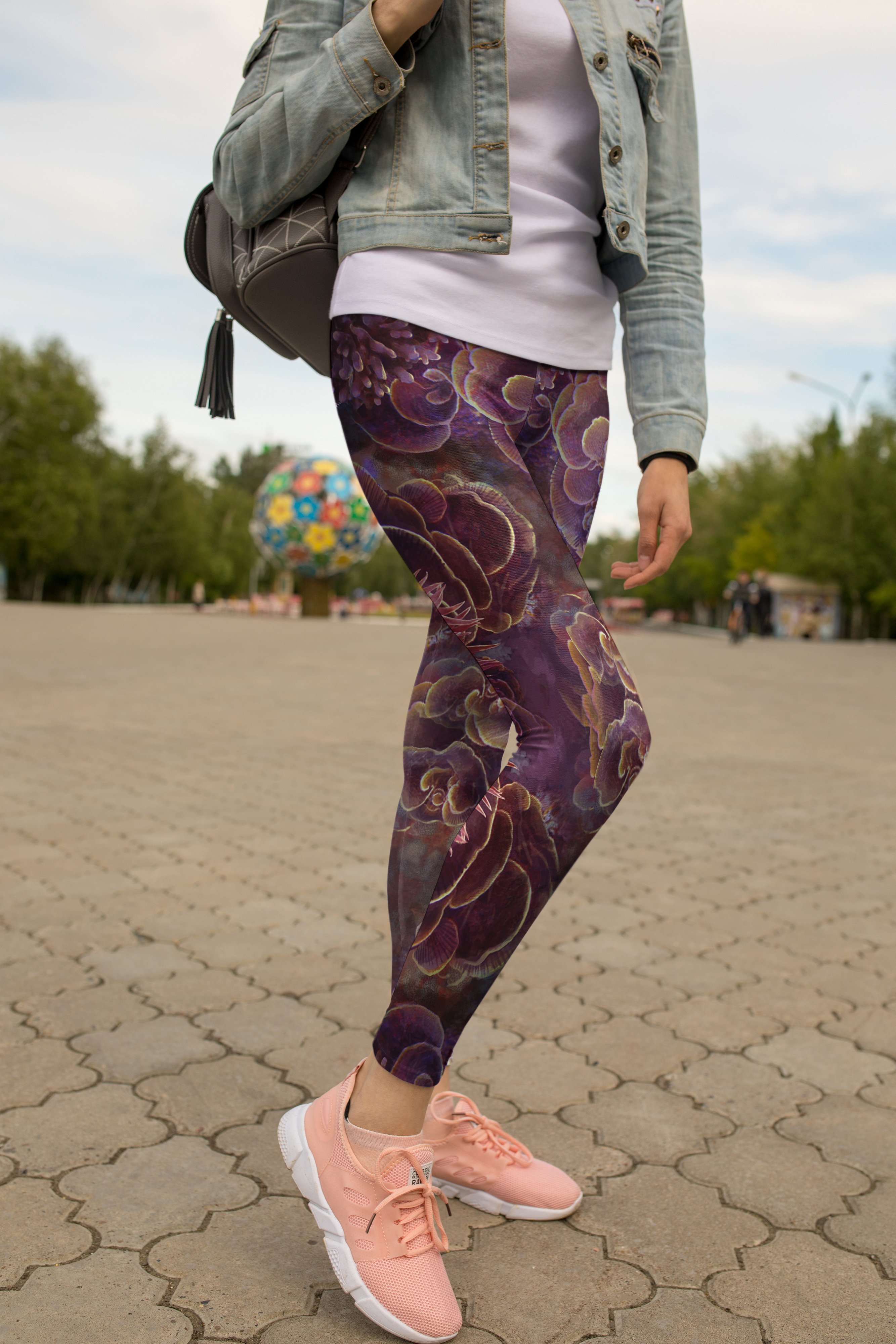 3D All Over Print Coral Sea Legging