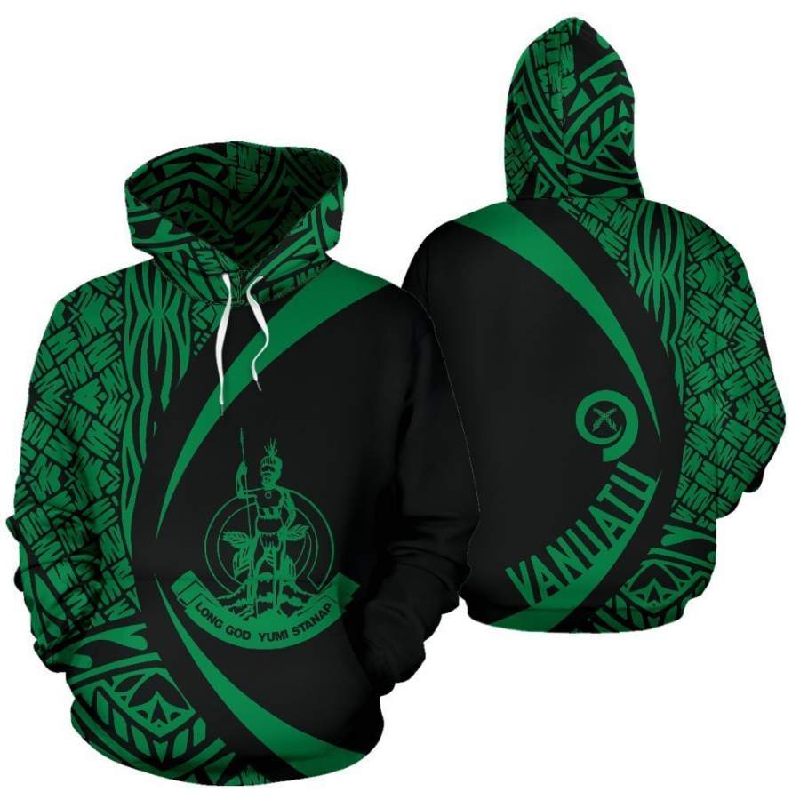 Vanuatu Polynesian Hoodie – Circle Style 03 – J4