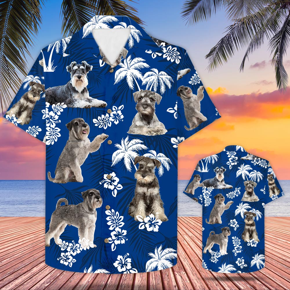 Miniature Schnauzer Hawaii Shirt For Dog Lovers Ha54977