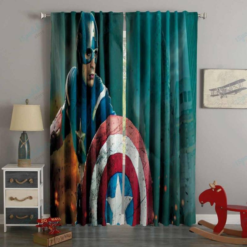 3D Printed Captain America Style Custom Living Room Curtains