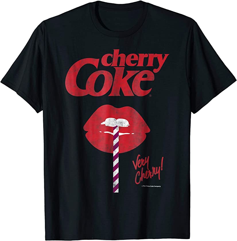 Vintage Very Cherry Coke Lips Graphic T-Shirt