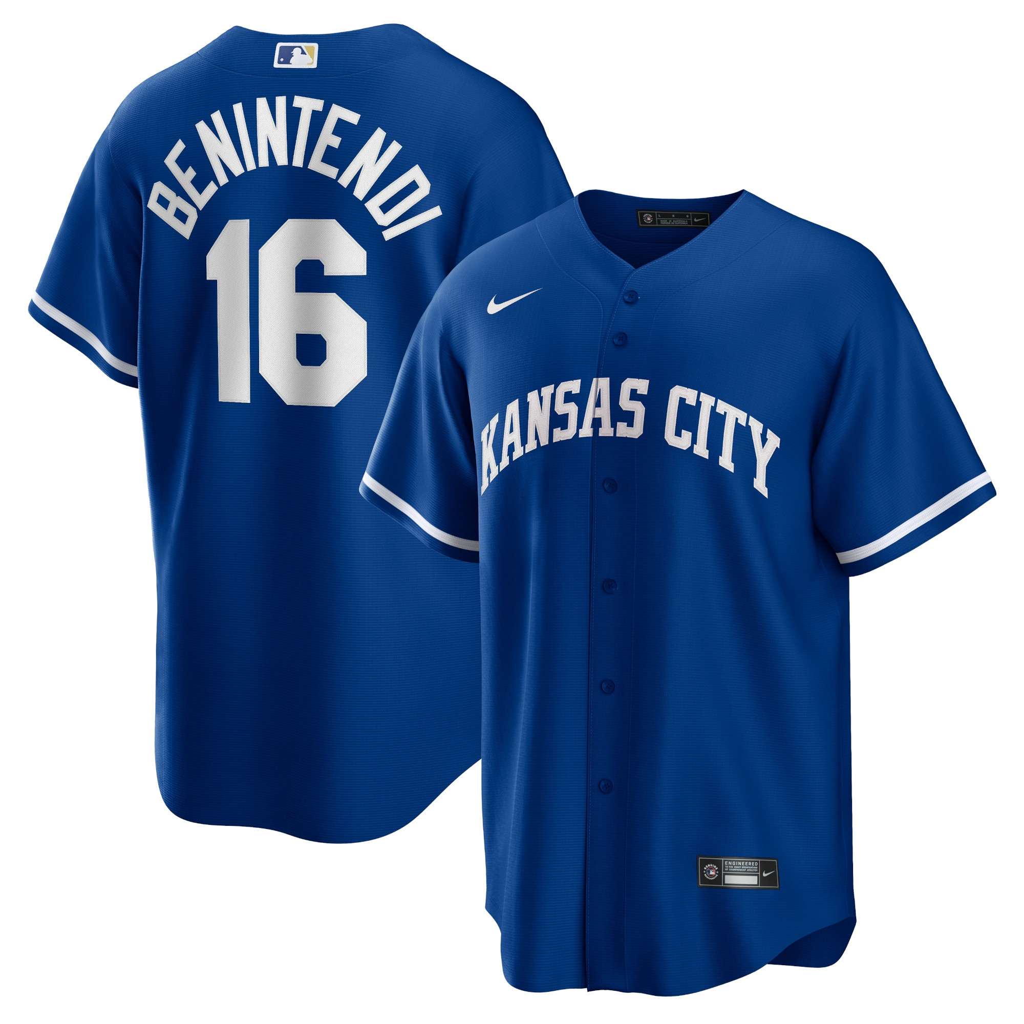 Andrew Benintendi Kansas City Royals Alternate Replica Player Jersey – Royal MLB