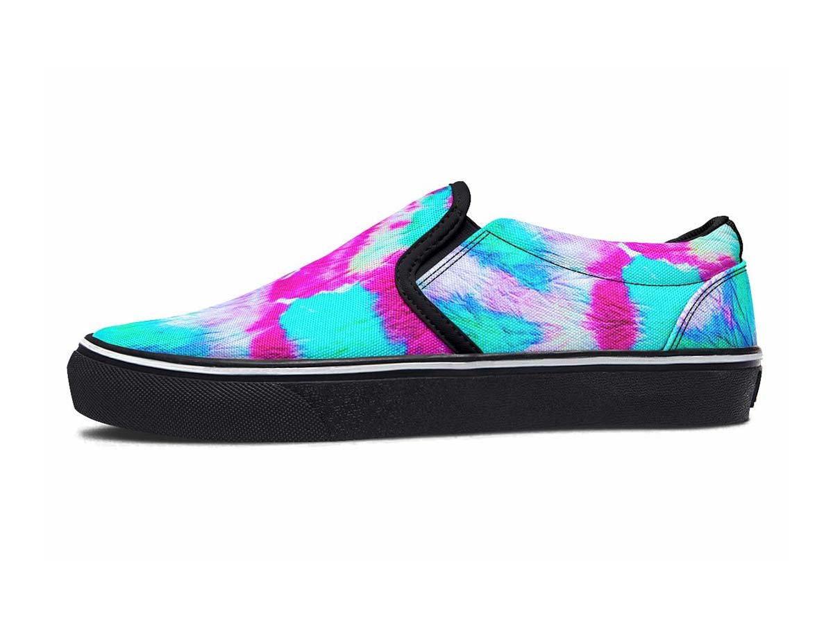 Tie Dye Candy, Slip Ons, Classic Sneakers, Streetwear, Vegan Shoes, Men’S Shoes, Woman’S Shoes, Custom Printed, Abstractprint