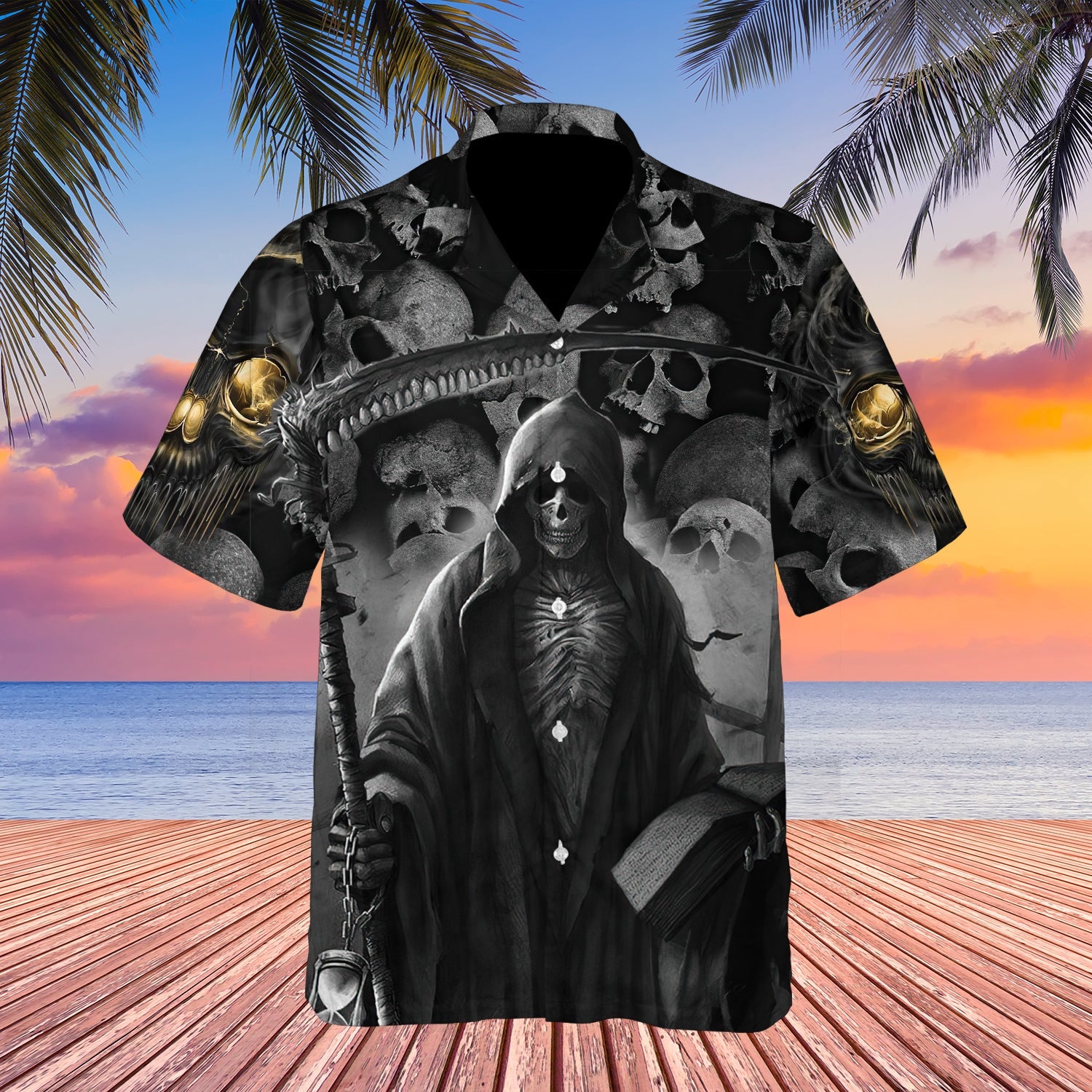 The Death Skull Hawaii Lover Hawaii Shirt For Men Women Ha109524