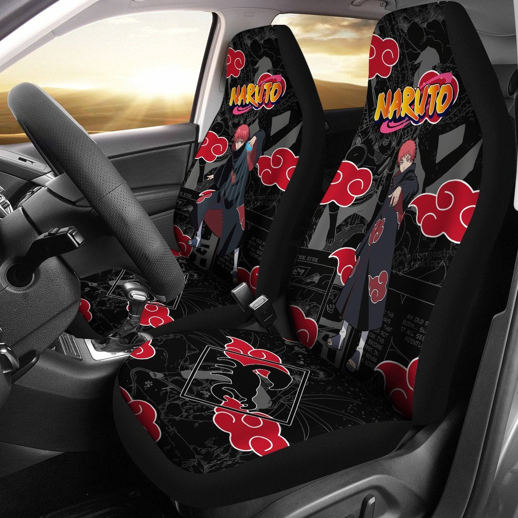 Akatsuki Sasori Car Seat Covers Naruto Anime Car Accessories