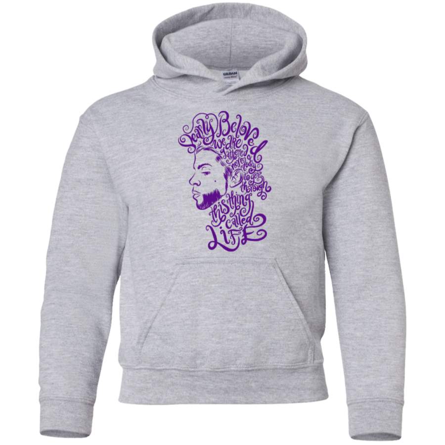 AGR dearly beloved prince Youth Pullover Hoodie