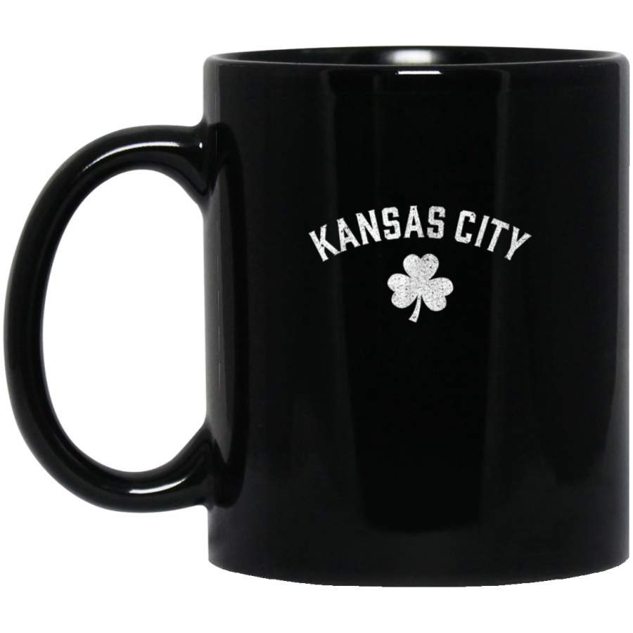 Kansas City St Patricks Mug  Pattys day Shamrock Mug