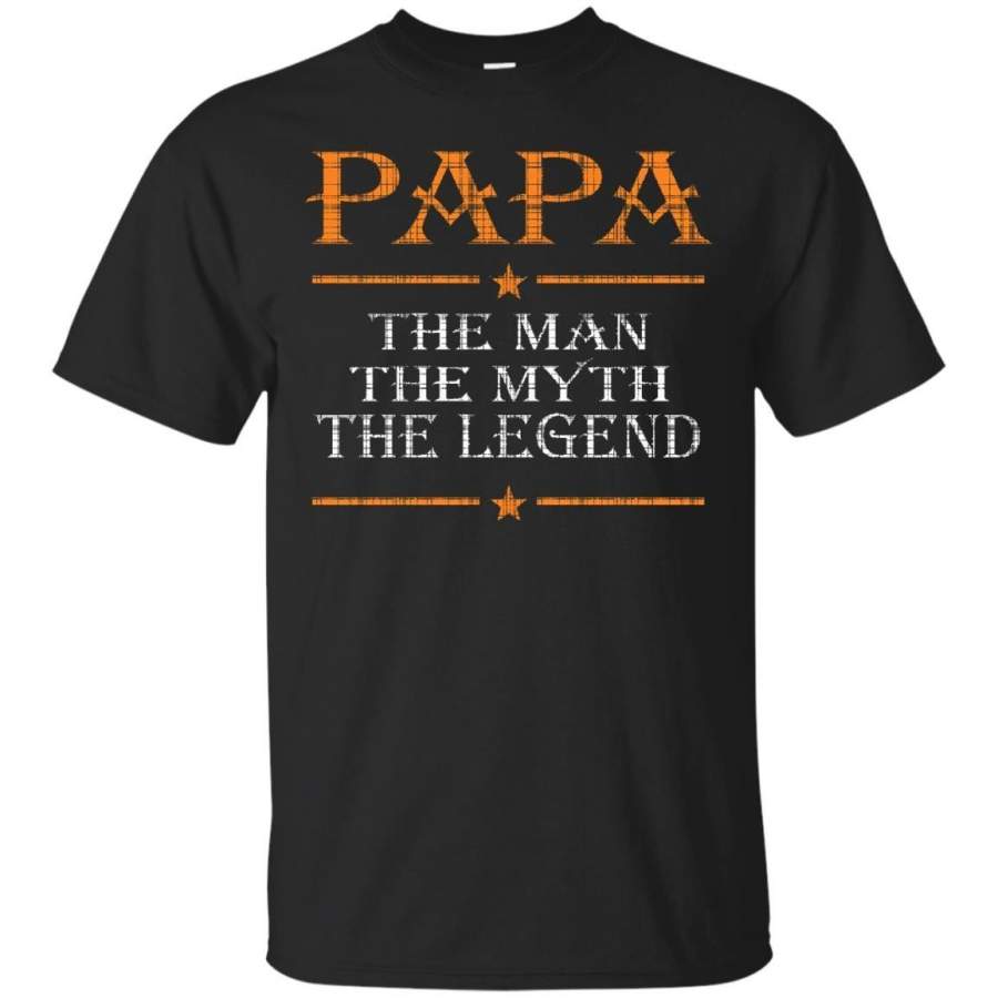 AGR Father s Day T-shirts Papa The Man The Myth The Legend T shirts Hoodies Sweatshirts