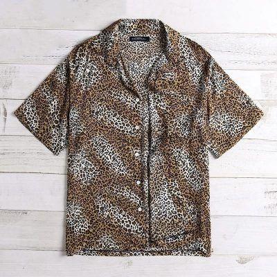 Beach Shirt Felacia [Hawaii Shirt] Leopard Vintage Hawaiian Shirt-Zx11761