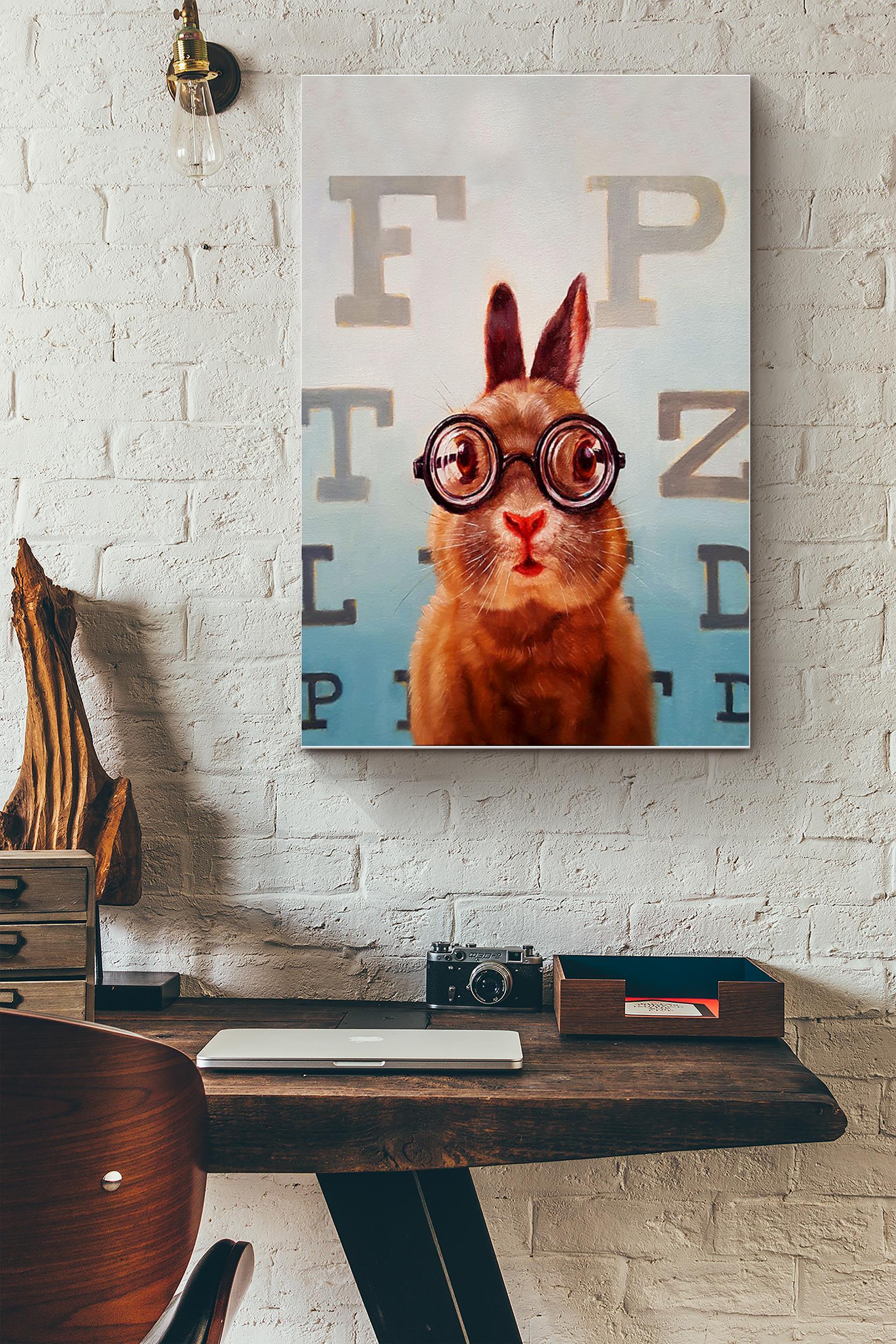 Rabbit Optometrist Poster