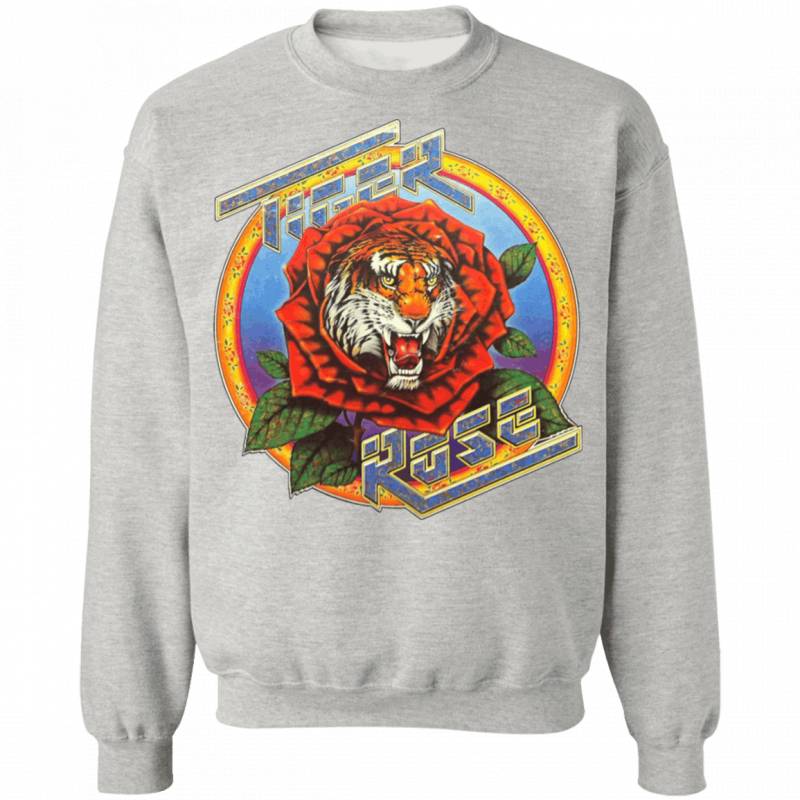 1977 Robert Hunter Tiger Rose Alton Kelley Mouse Studios Rock Sweatshirt