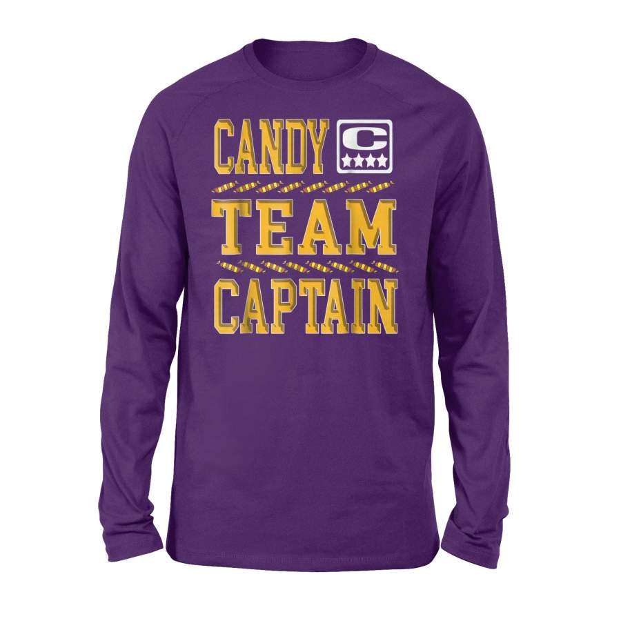 Captain Of Halloween Candy Funny Trick Or Treat Long Sleeve T-Shirt