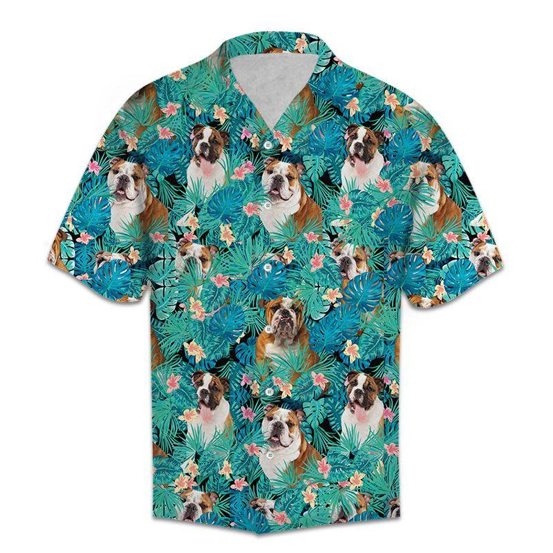 Bulldog Tropical Hawaii Shirt For Hawaii Aloha Ha92592