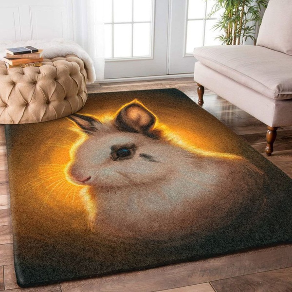 Rabbit 9 Area Rug Living Room Rug Home Decor Floor Decor VH3