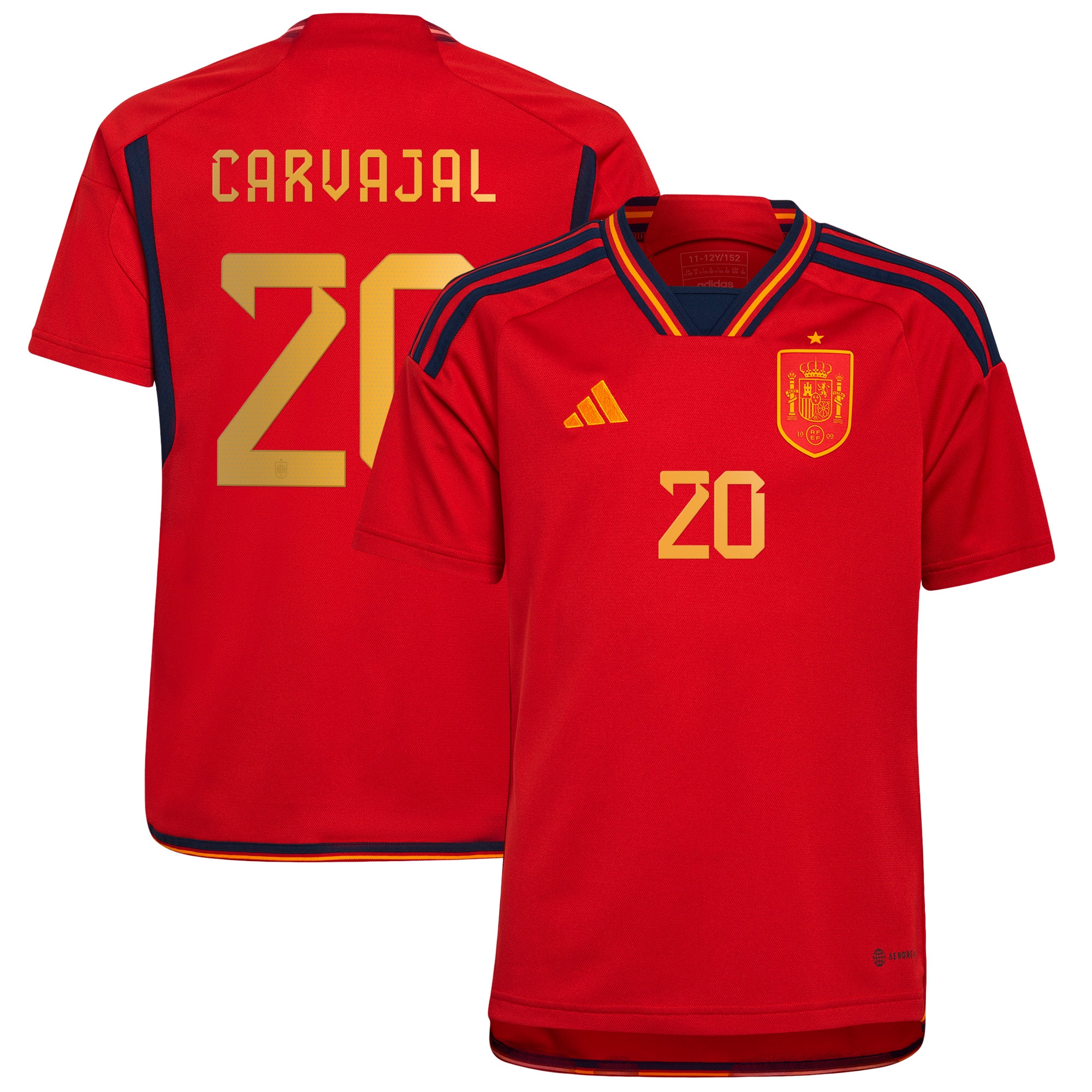 Daniel Carvajal Spain National Team Youth 2022/23 Home Replica Jersey – Red