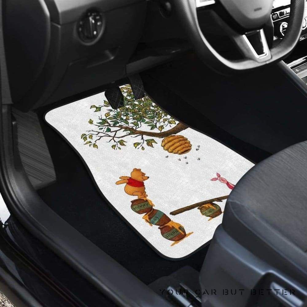 Pooh And Piglet Car Floor Mats 110619 Personalized Car Seat Floor Mat Custom Print