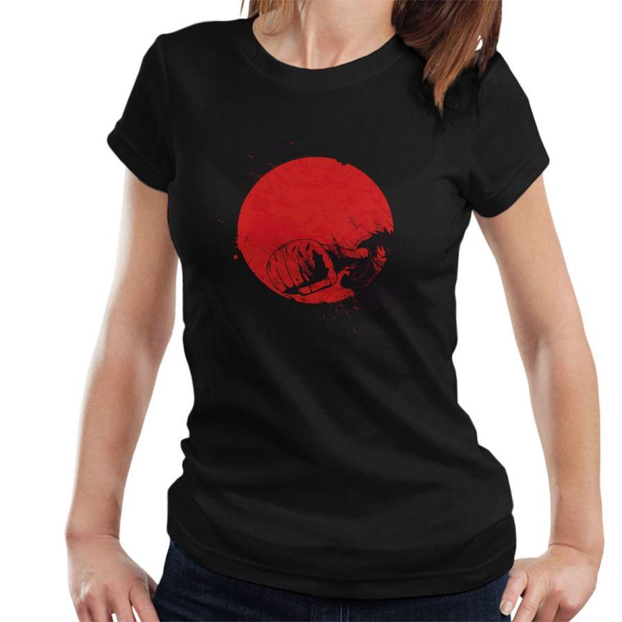 Red Sun Monkey D Luffy One Piece Women’s T-Shirt