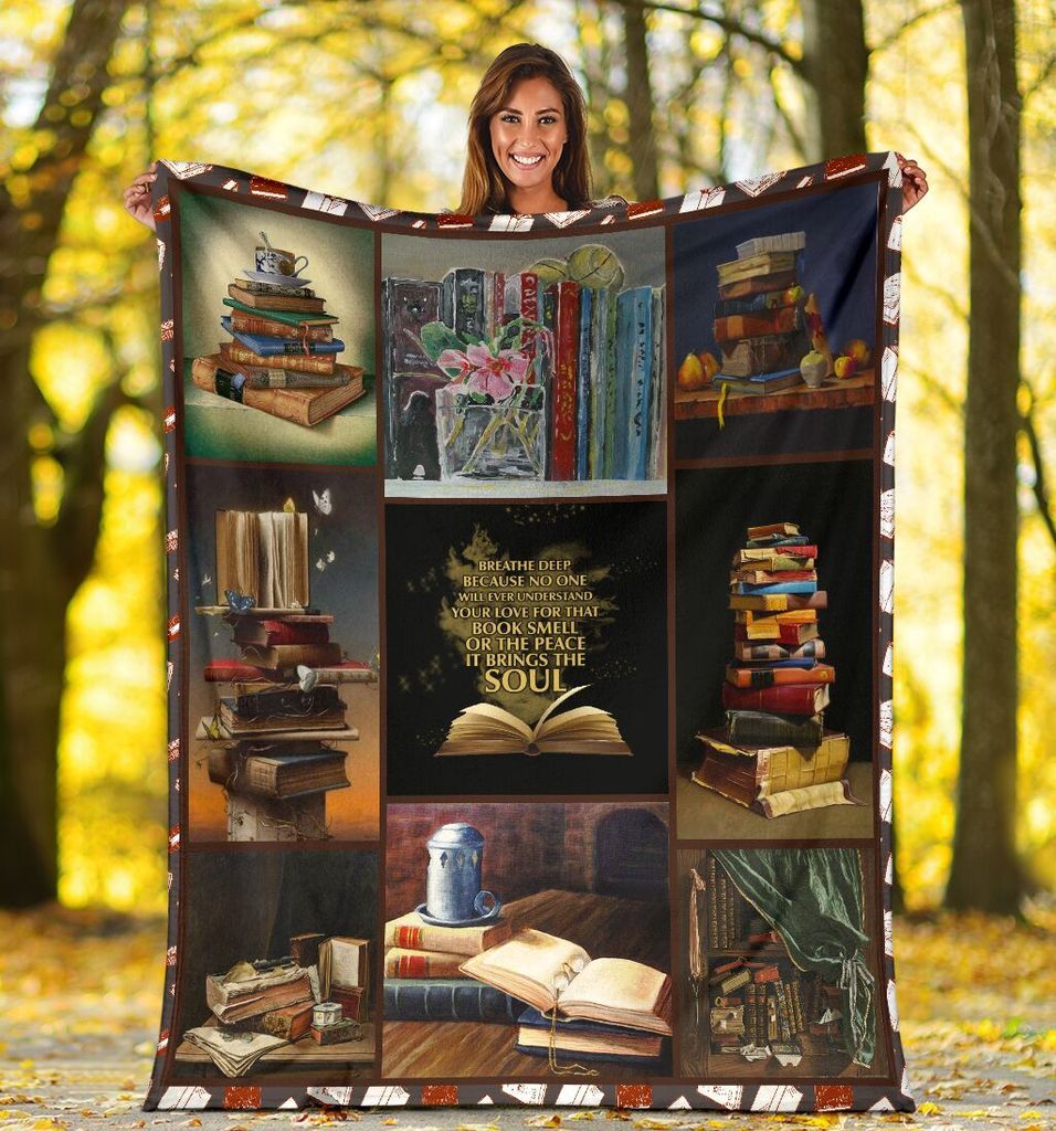 Book Lovers – Fleece Blanket