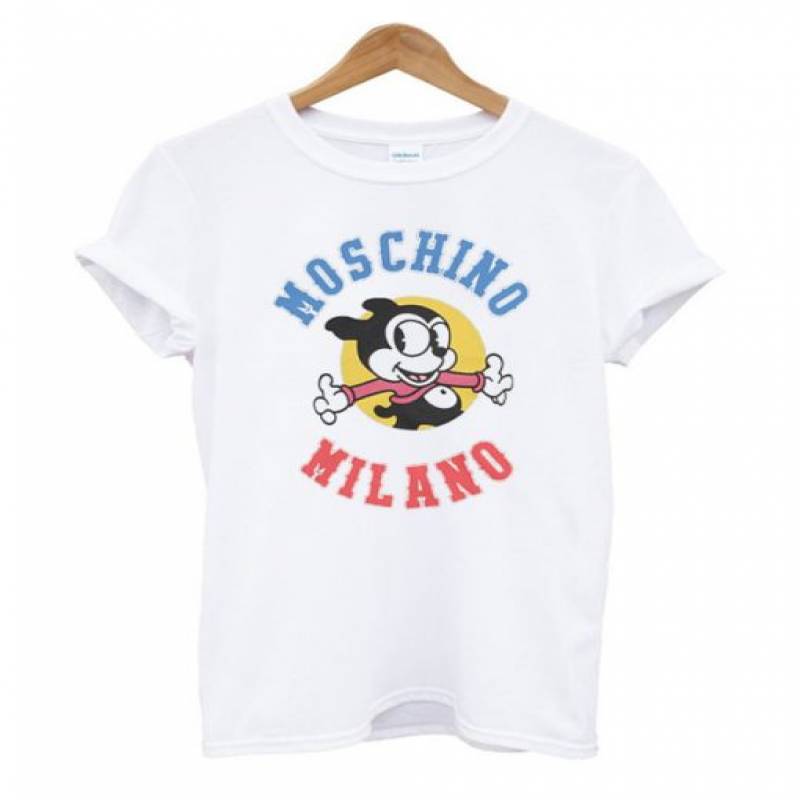 Moschino Milano Cartoon T Shirt