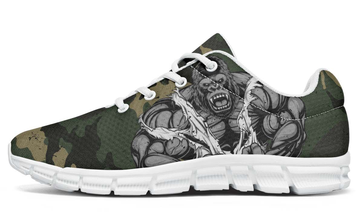 Camo Weights Beast Mode On Breathable Sneakers Custom Shoes V73