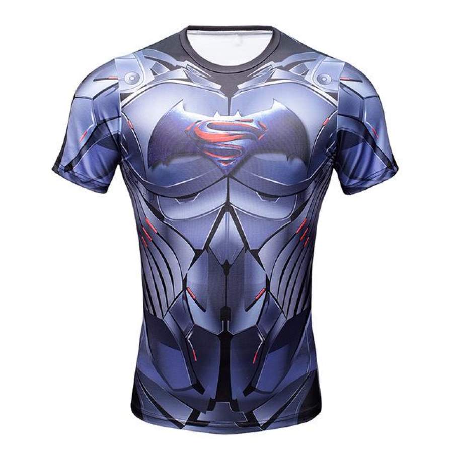 3D T-Shirt  Superman Compression Shirt