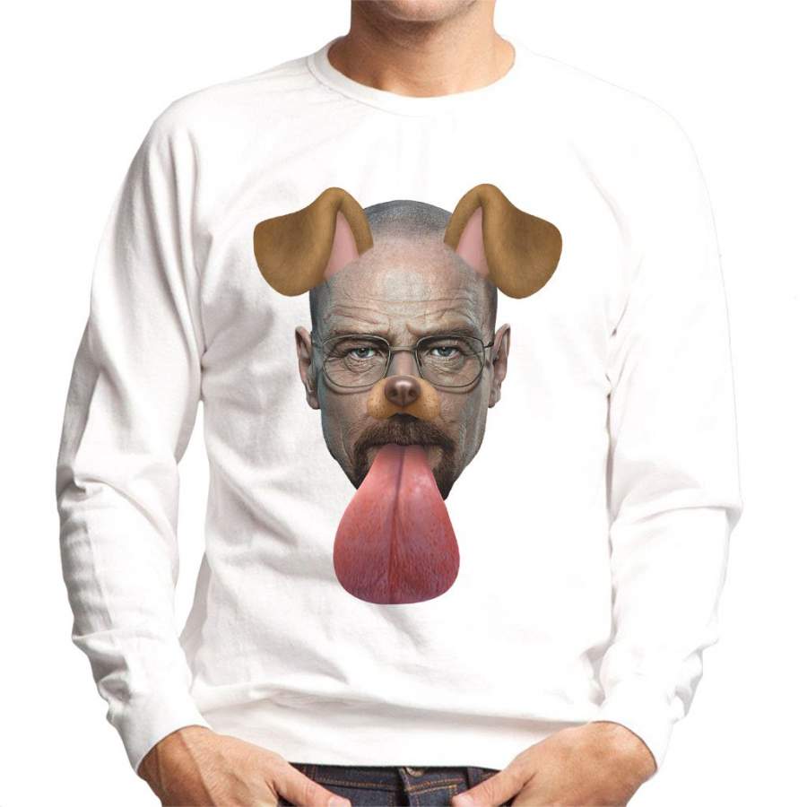 Breaking Bad Heisenberg Walter White Dog Snapchat Filter Men’s Sweatshirt