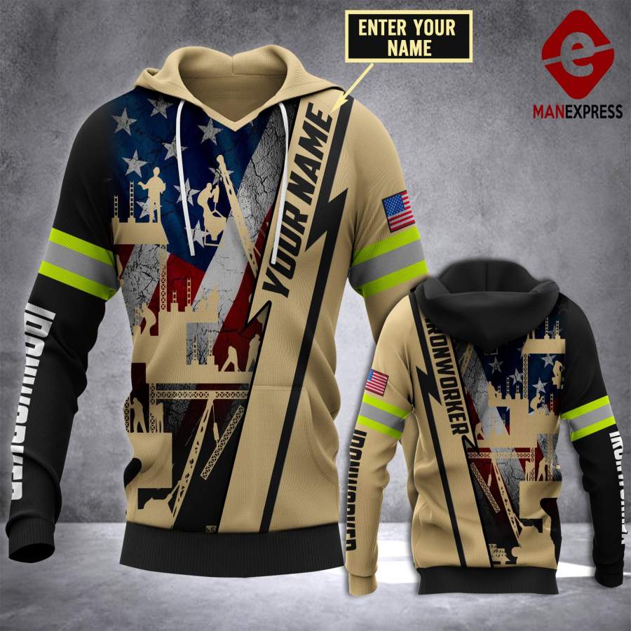 TT CUSTOMIZE IRONWORKER – GREAT 3D HOODIE JMG