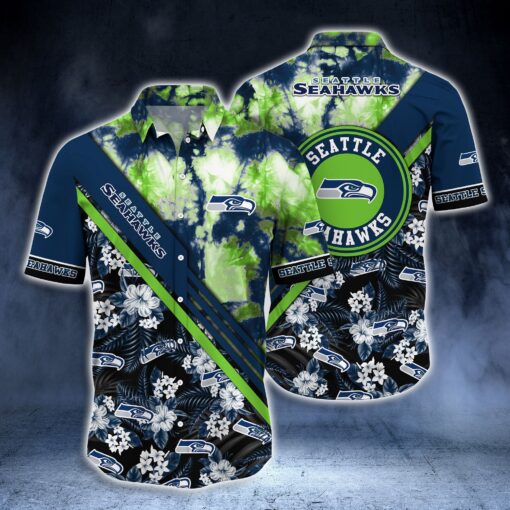 Seattle Seahawks Hawaiian Shirt - Funnymugsandshirts Fashion