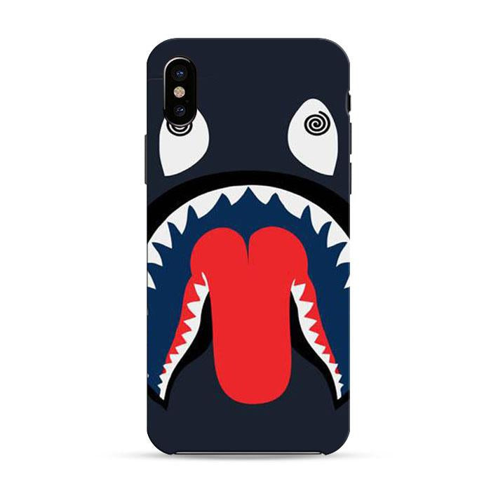 Bape Shark Dizzy Iphone X 3D Case | Black