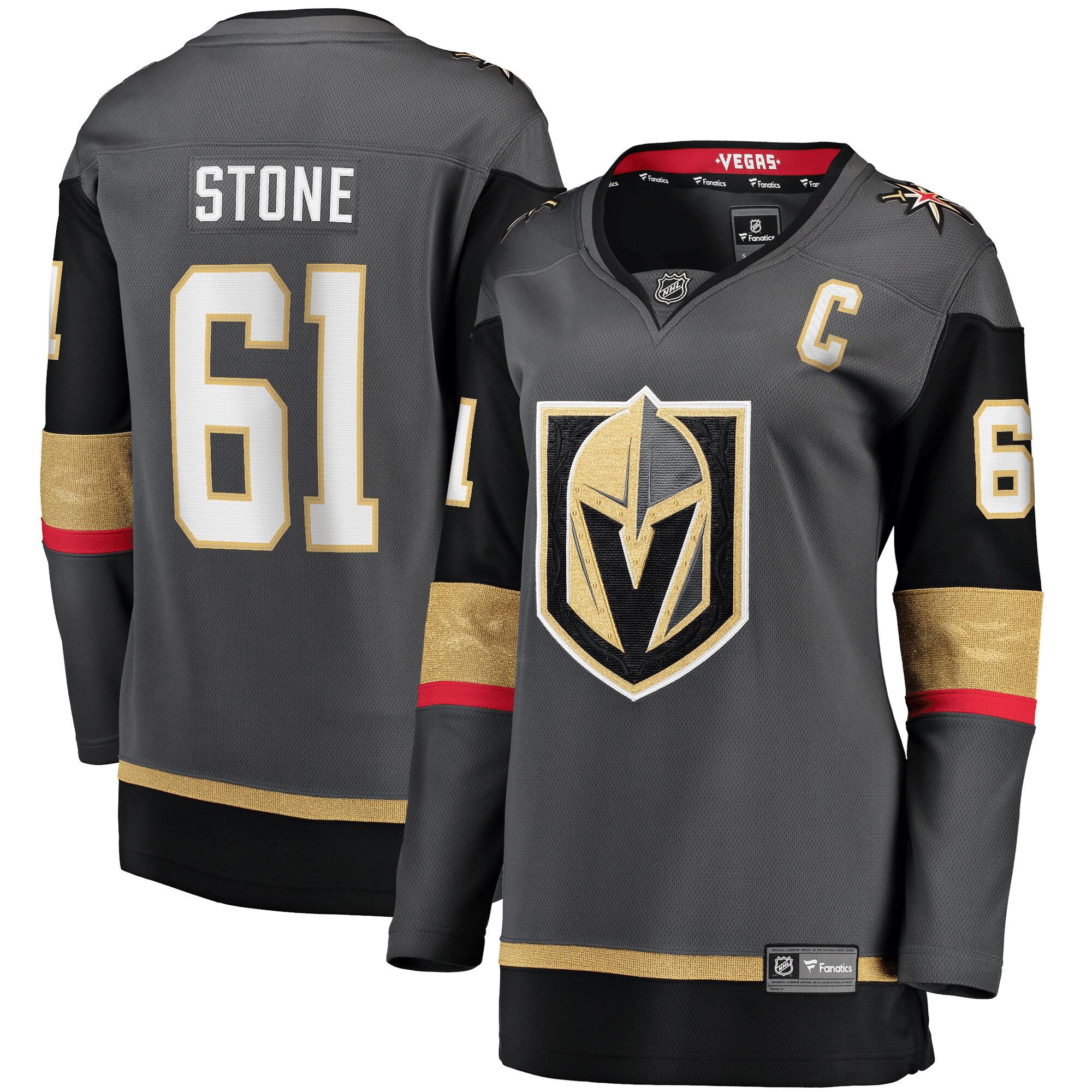 Women’s Mark Stone Gray Vegas Golden Knights Home Premier Breakaway Player Jersey Jersey