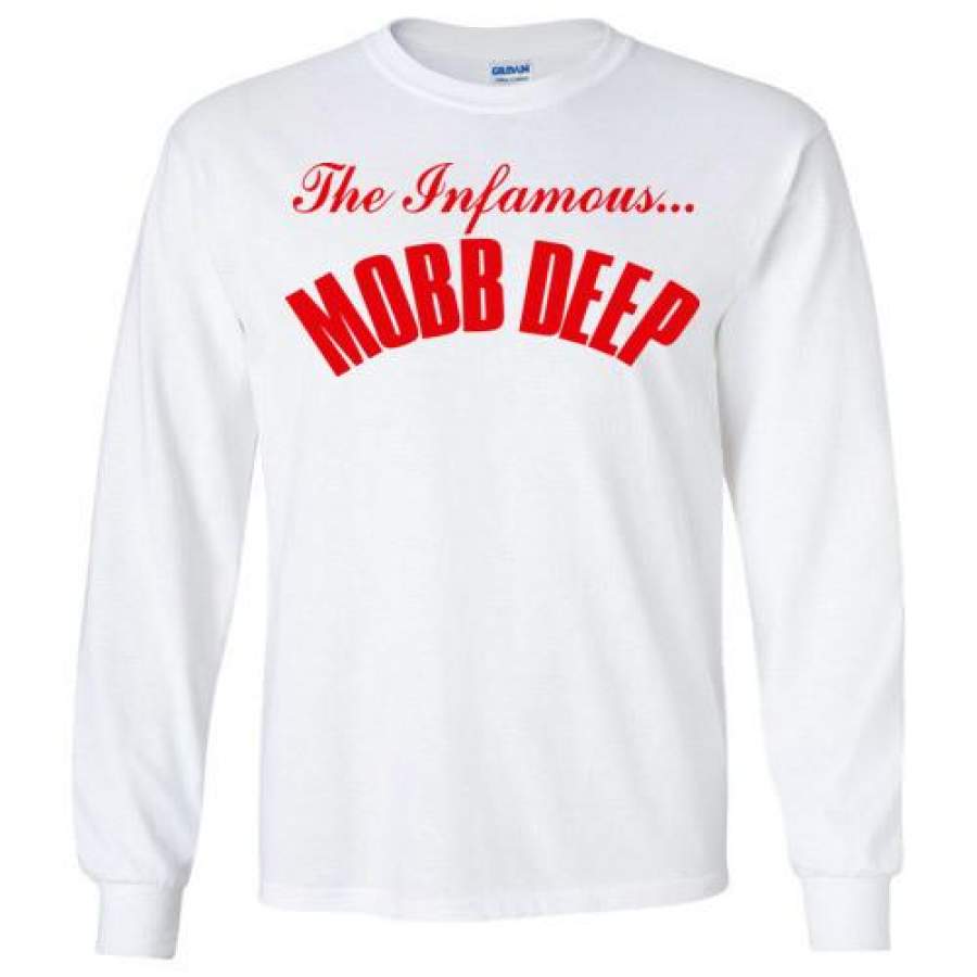 Mobb Deep,Havoc,Prodigy, East Coast Hip Hop,The Infamous,New York,v1c, Gildan Long Sleeve T-Shirt