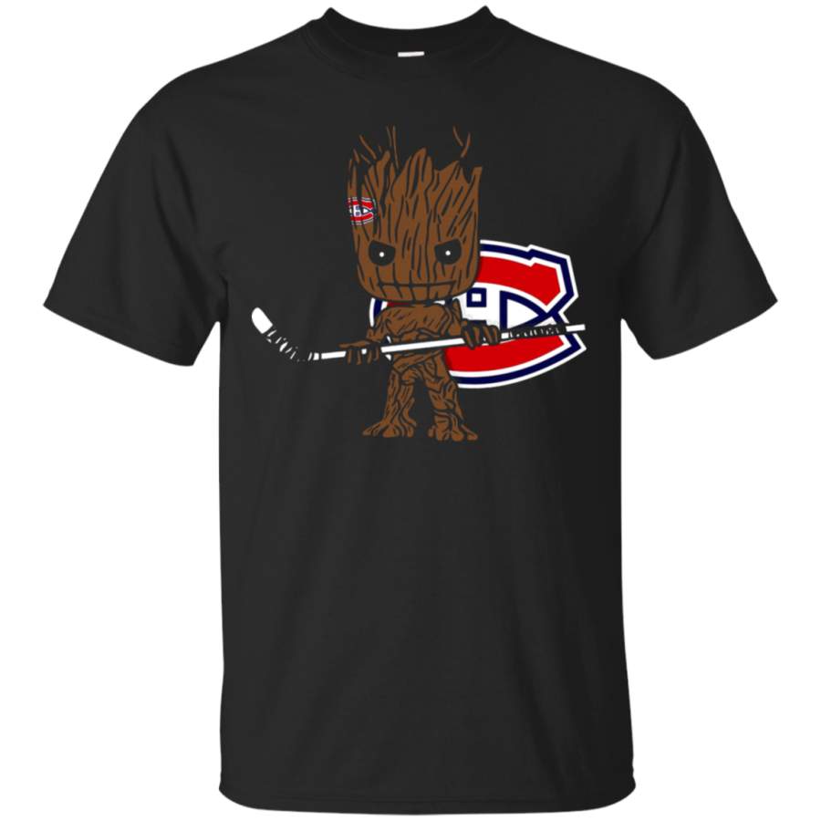 AGR Groot I Am Ice Hockey Player Team Montreal Canadiens T-Shirt