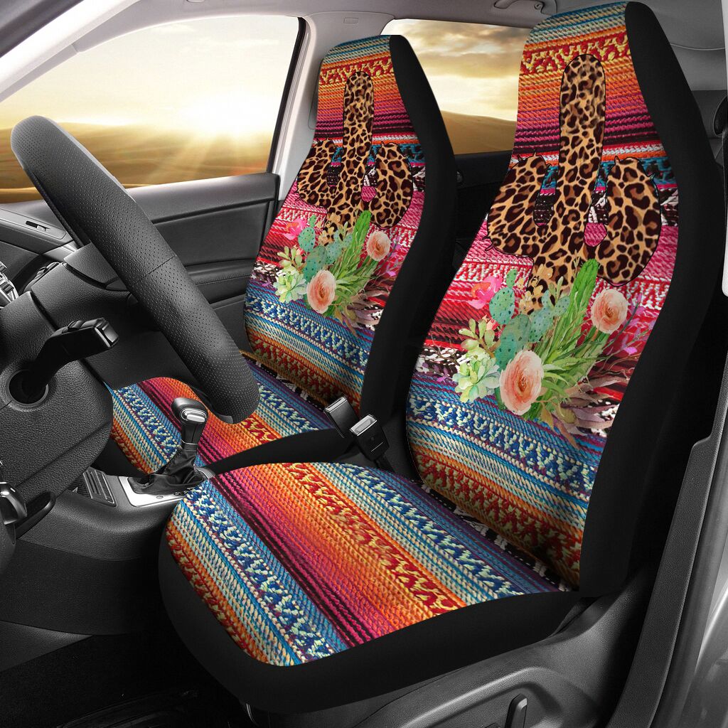 Leopard Cactus Cactus Seat Covers 0622