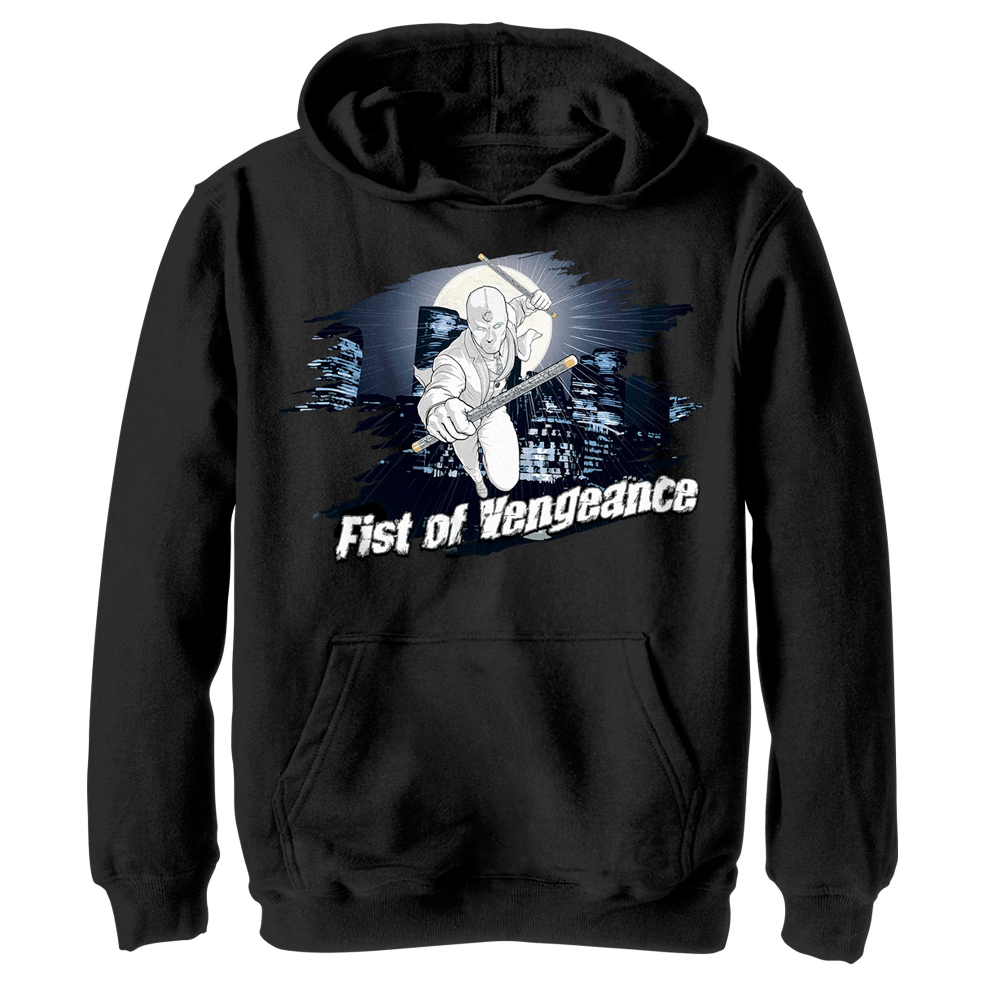 Boy’S Marvel: Moon Knight Mr. Knight Fist Of Vengeance Pull Over Hoodie