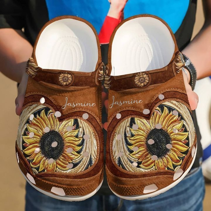 Hippie Personalized Sunshine Crocs Classic Clogs Shoes