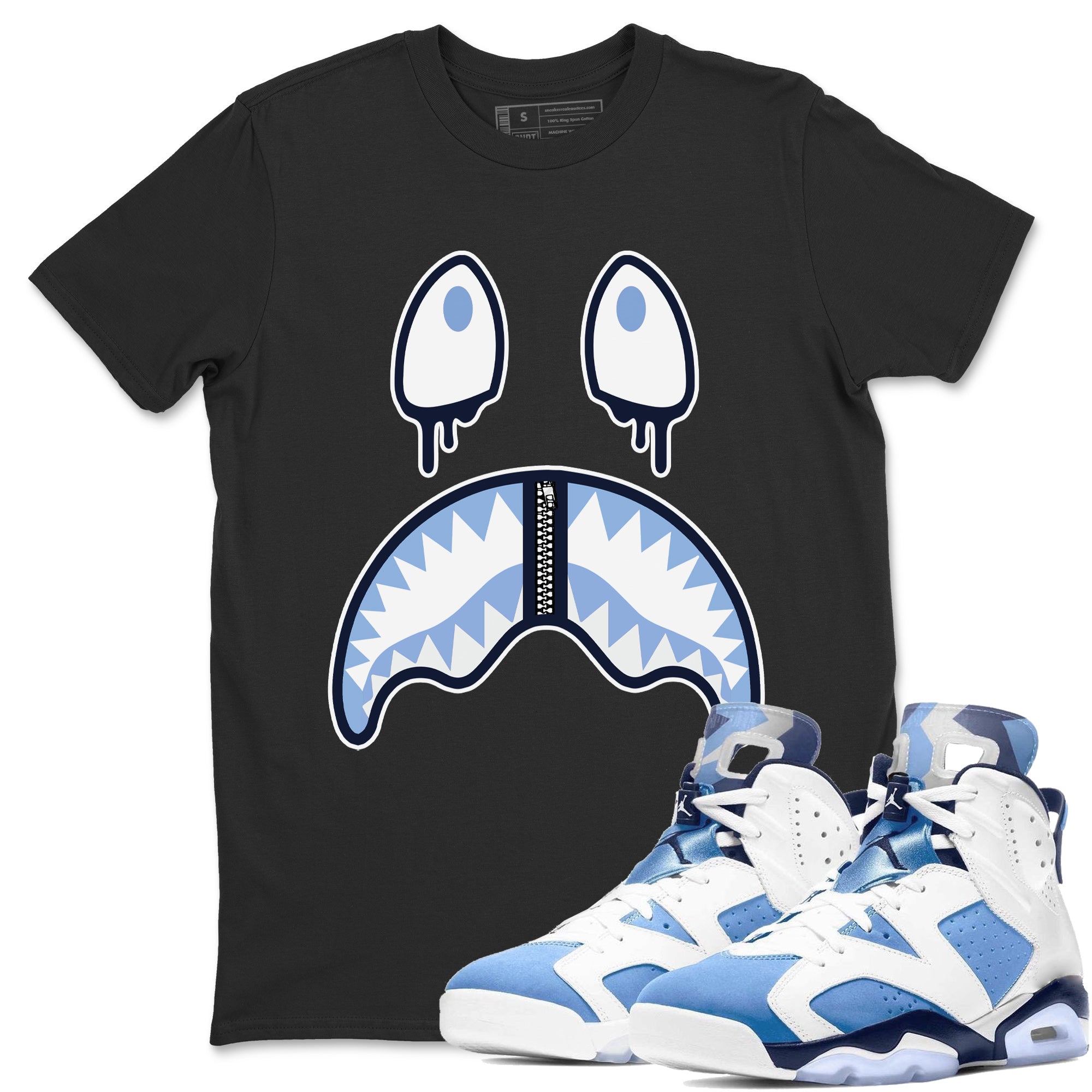 Shark Face T-Shirt – Air Jordan 6 Unc