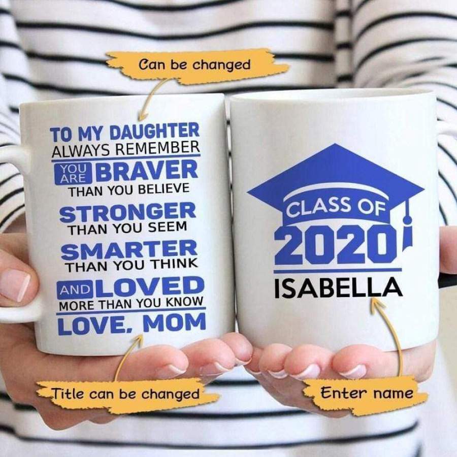 To My Daughter Senior 2020 Personalized Mug