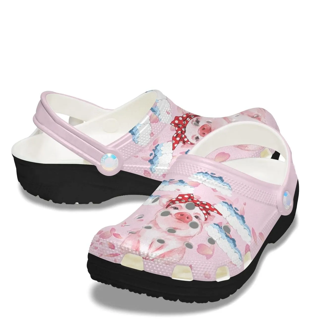 Lovely Pig Personalized Clog Custom Crocs Comfortablefashion Style Comfortable For Women Men Kid Print 3D