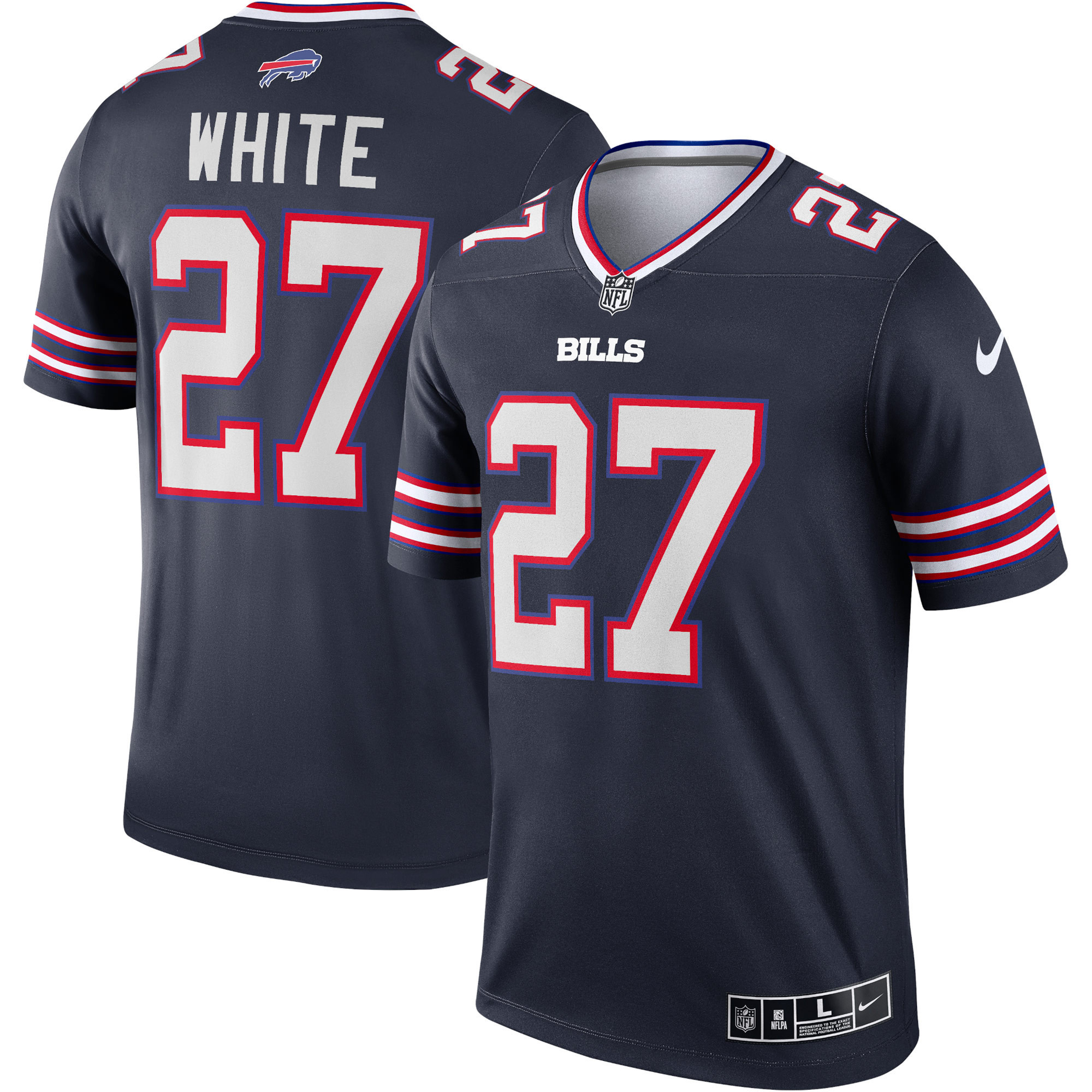 Tredavious White Buffalo Bills Inverted Legend Jersey – Navy NFL