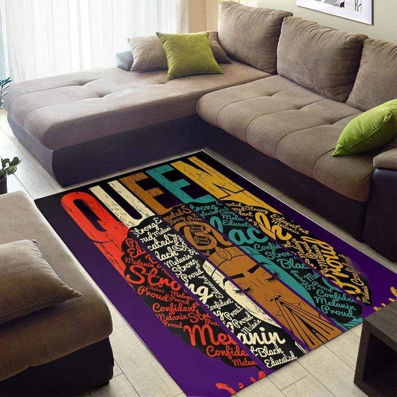 Beautiful African Style Rugs Fancy Afro American African Girl Black Queen African Themed Carpet African Style Decor BPS4154