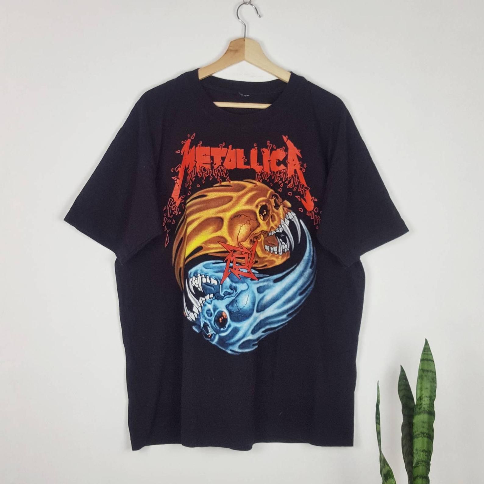 Vintage Metallica Pushaed Merch T-Shirt Double Side