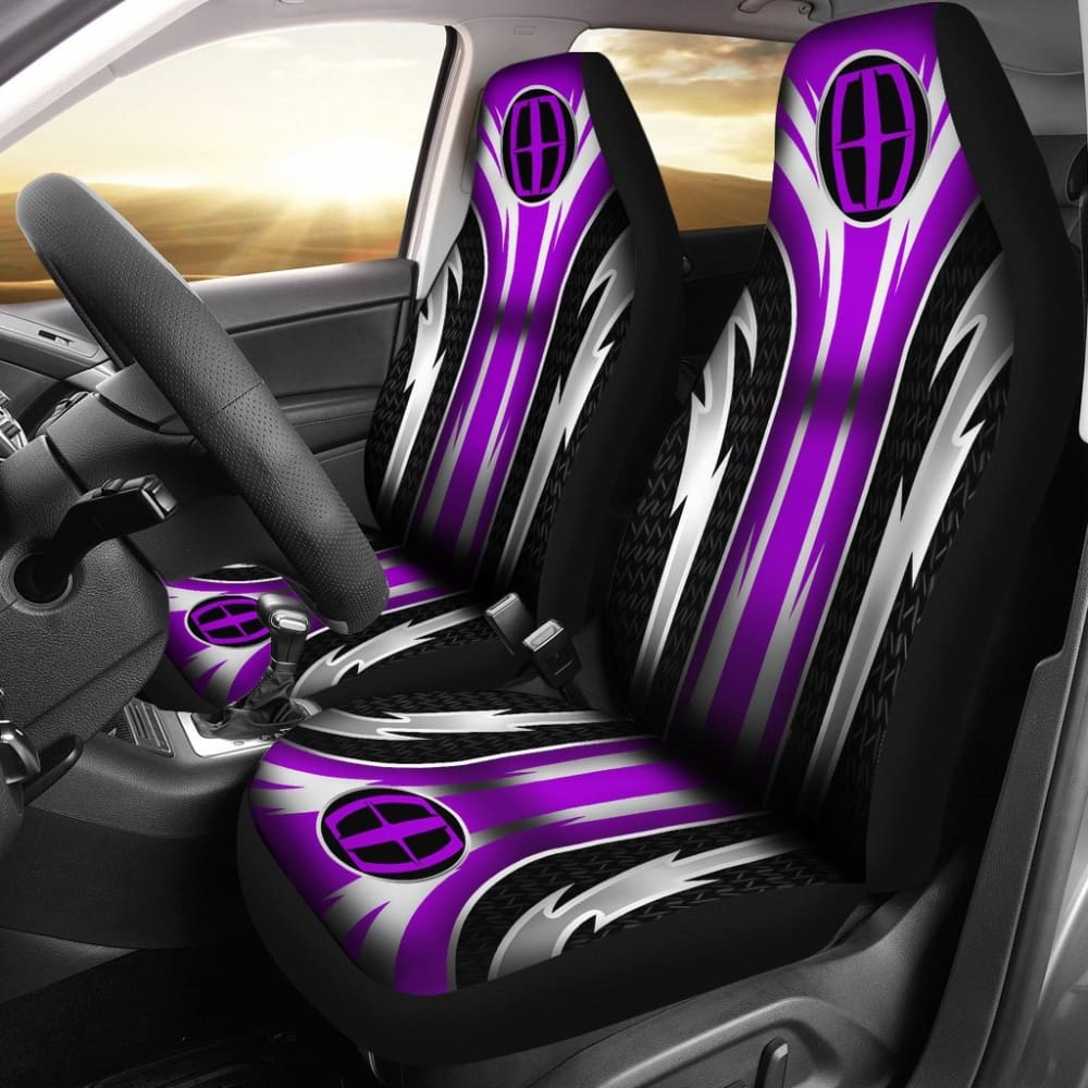 2 Front Lincoln Seat Covers Purple 144627